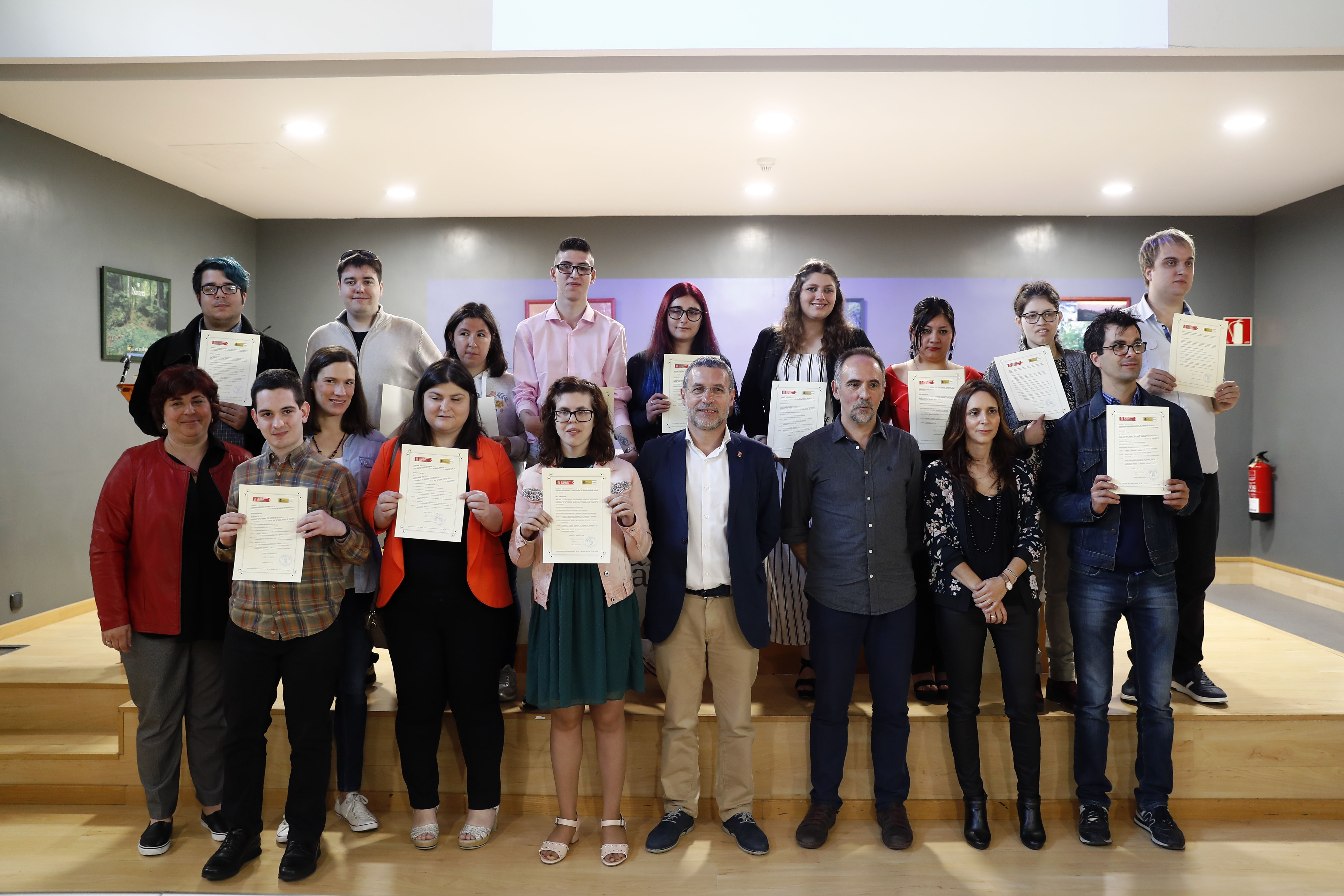 14 jóvenes con discapacidad intelectual obtienen el certificado de profesionalidad sobre actividades auxiliares de comercio